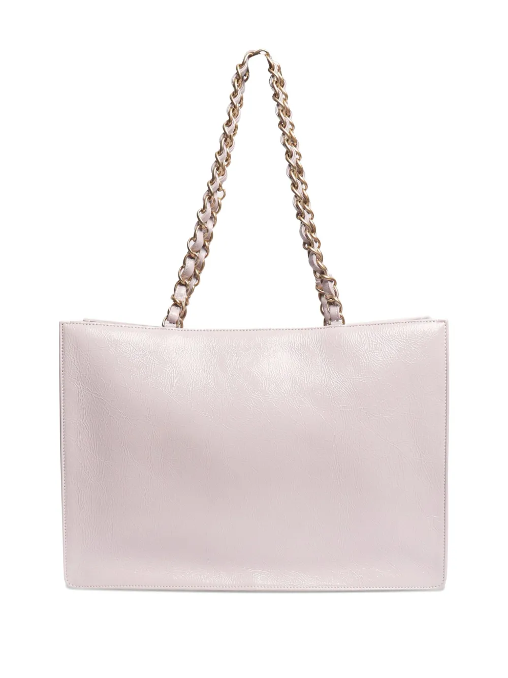 Pre-owned Chanel 2020 Grand Cc Chain Shopping Tote Bag In Pink