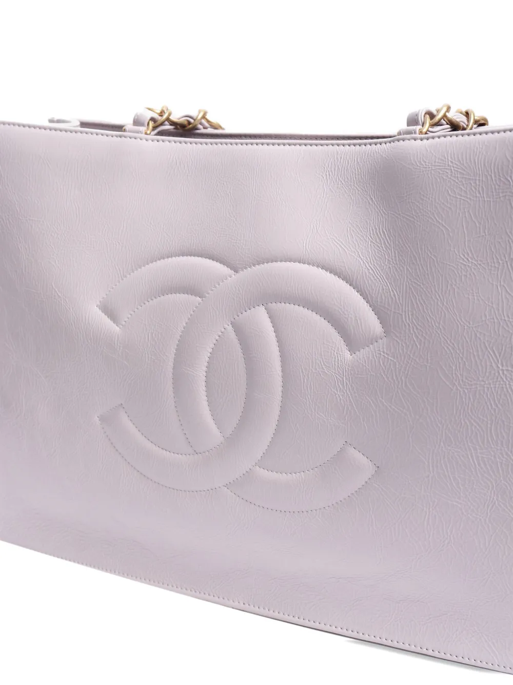 Pre-owned Chanel 2020 Grand Cc Chain Shopping Tote Bag In Pink