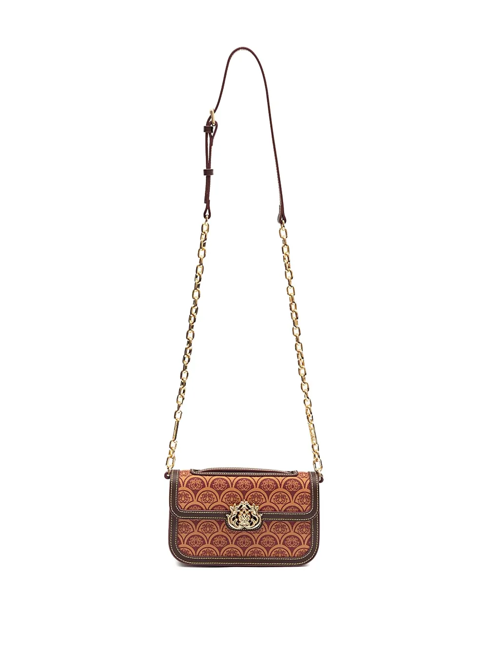 &isla Sirena Canvas Shoulder Bag In Brown