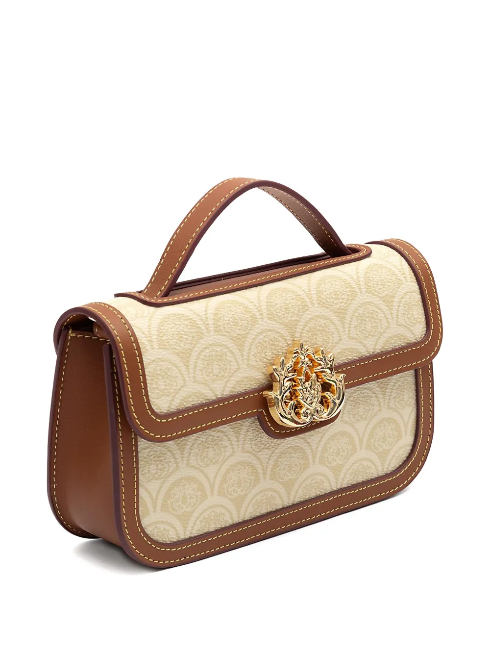 &isla Sirena Canvas Shoulder Bag In Neutral