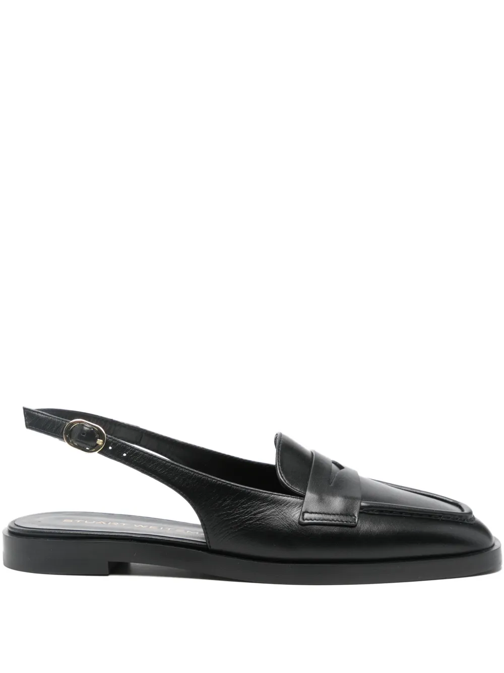 Stuart Weitzman mocasines con tira trasera | negro | Image 1