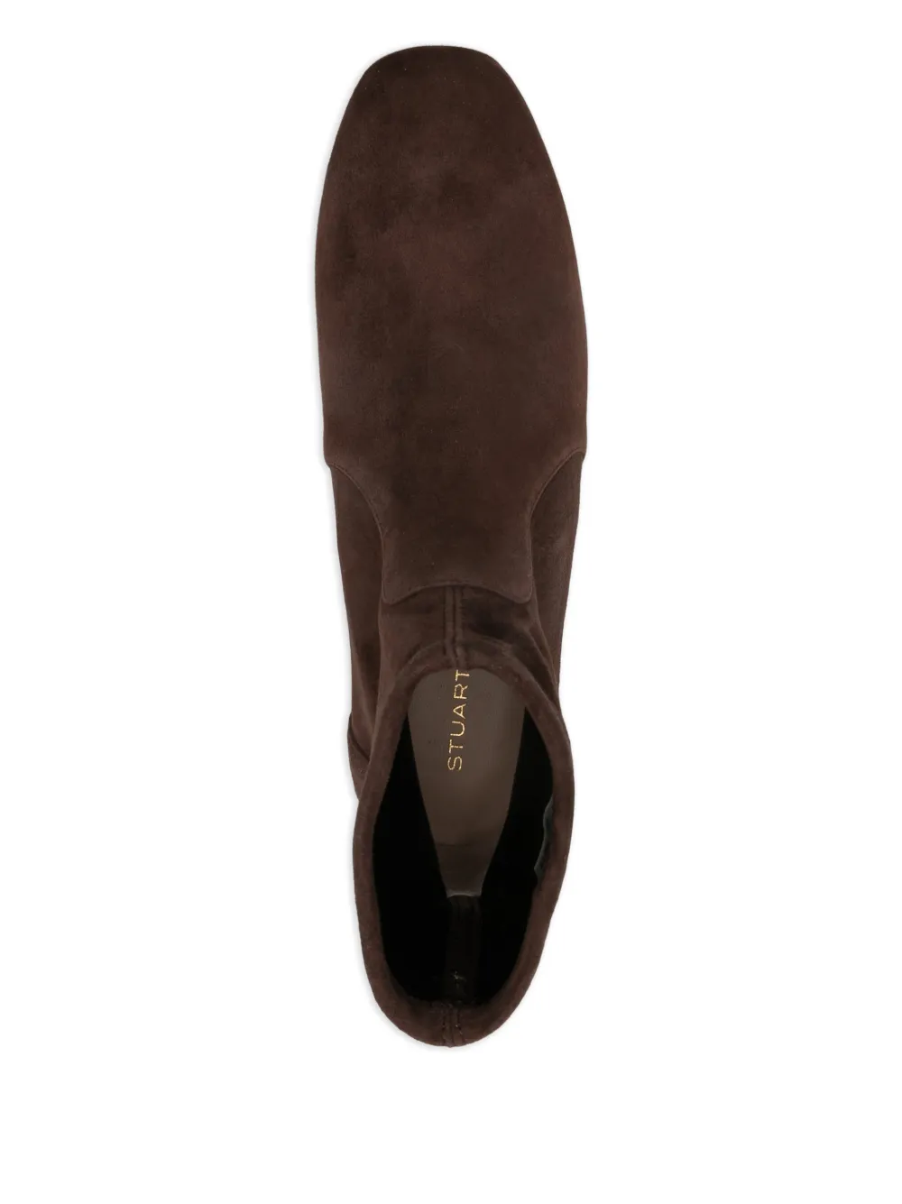 Stuart Weitzman 40mm Round-toe Boots In Brown