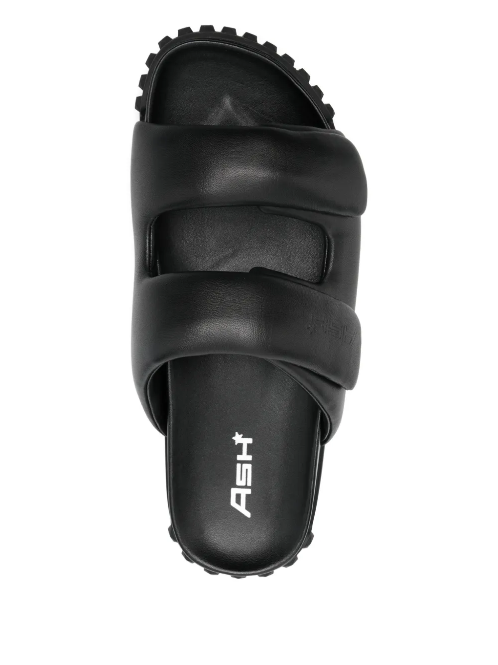 Ash Twistman gewatteerde sandalen Zwart