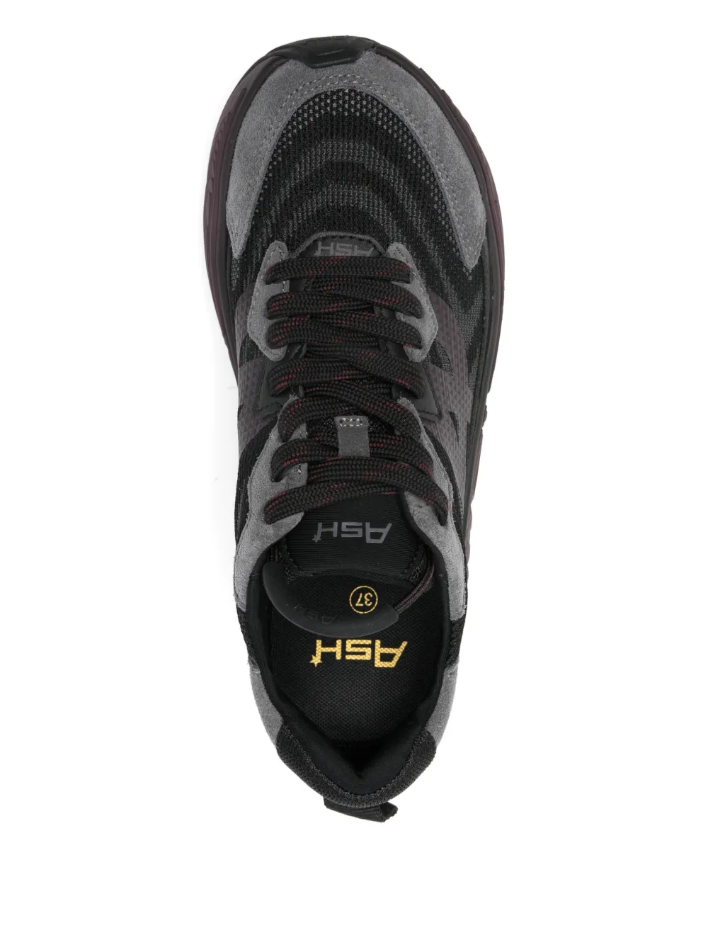 Ash Eagle Panelled Sneakers In Black