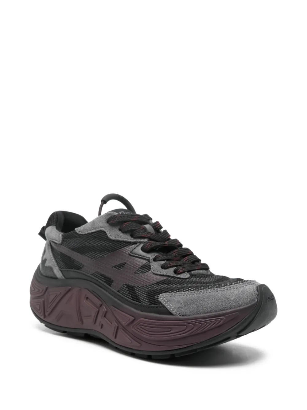 Ash Eagle Panelled Sneakers In Black