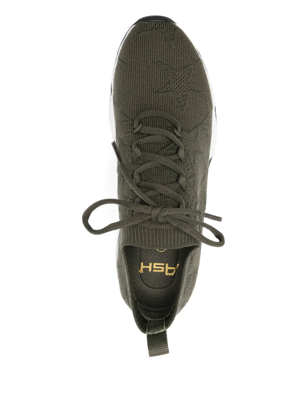 Ash Lucky sneakers met sterpatroon Groen