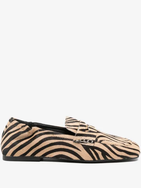 Ash Barkley zebra print loafers