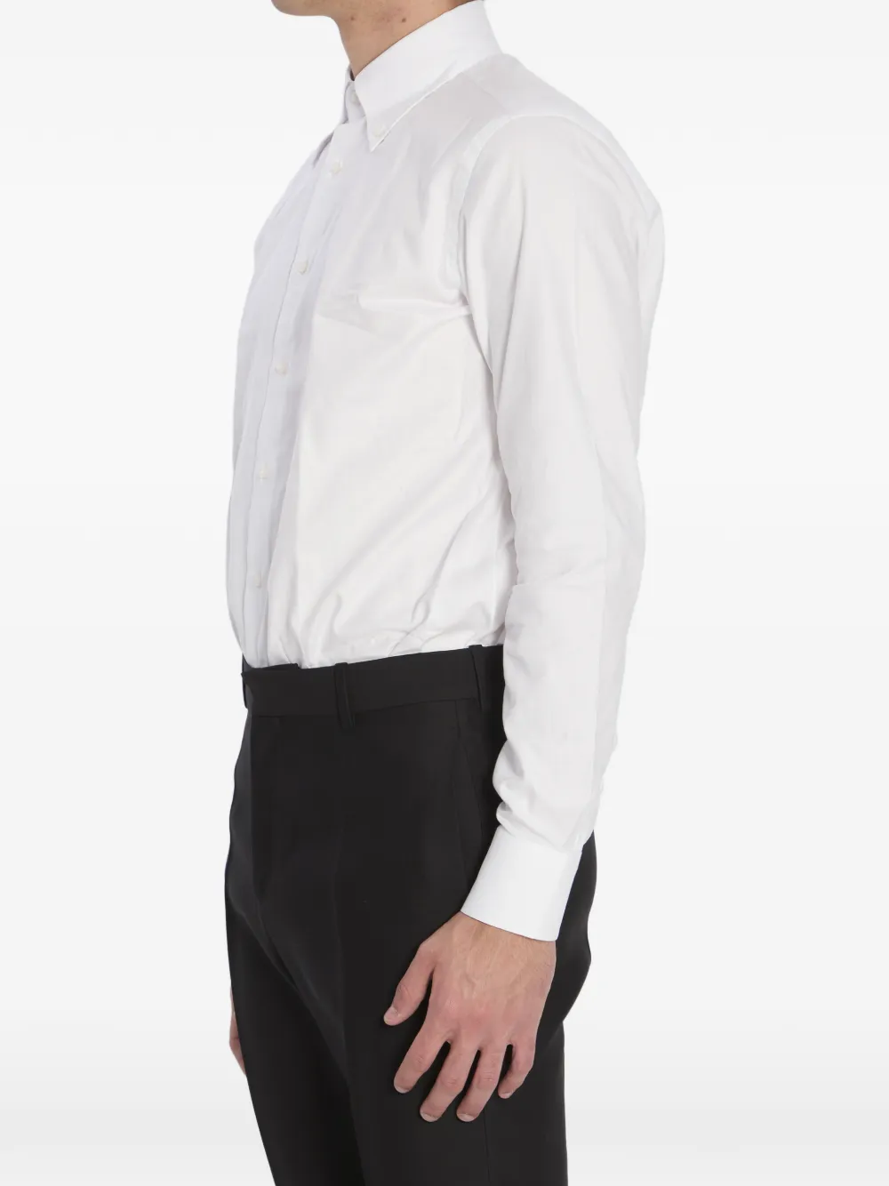 BORRIELLO NAPOLI Vomero button-down white shirt - Wit