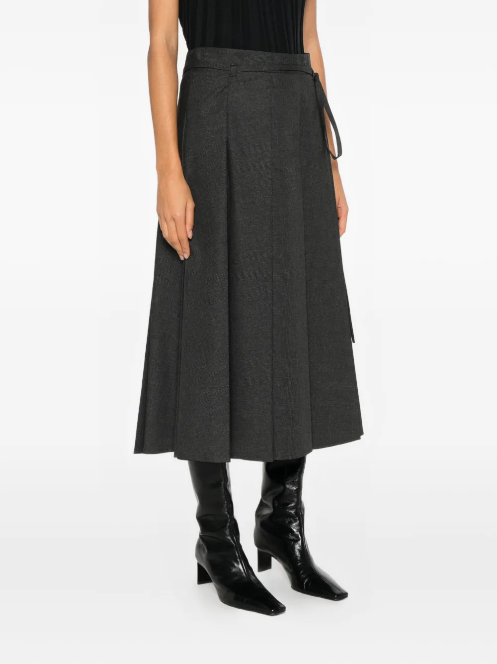 Herskind Pleated Skirt In Black