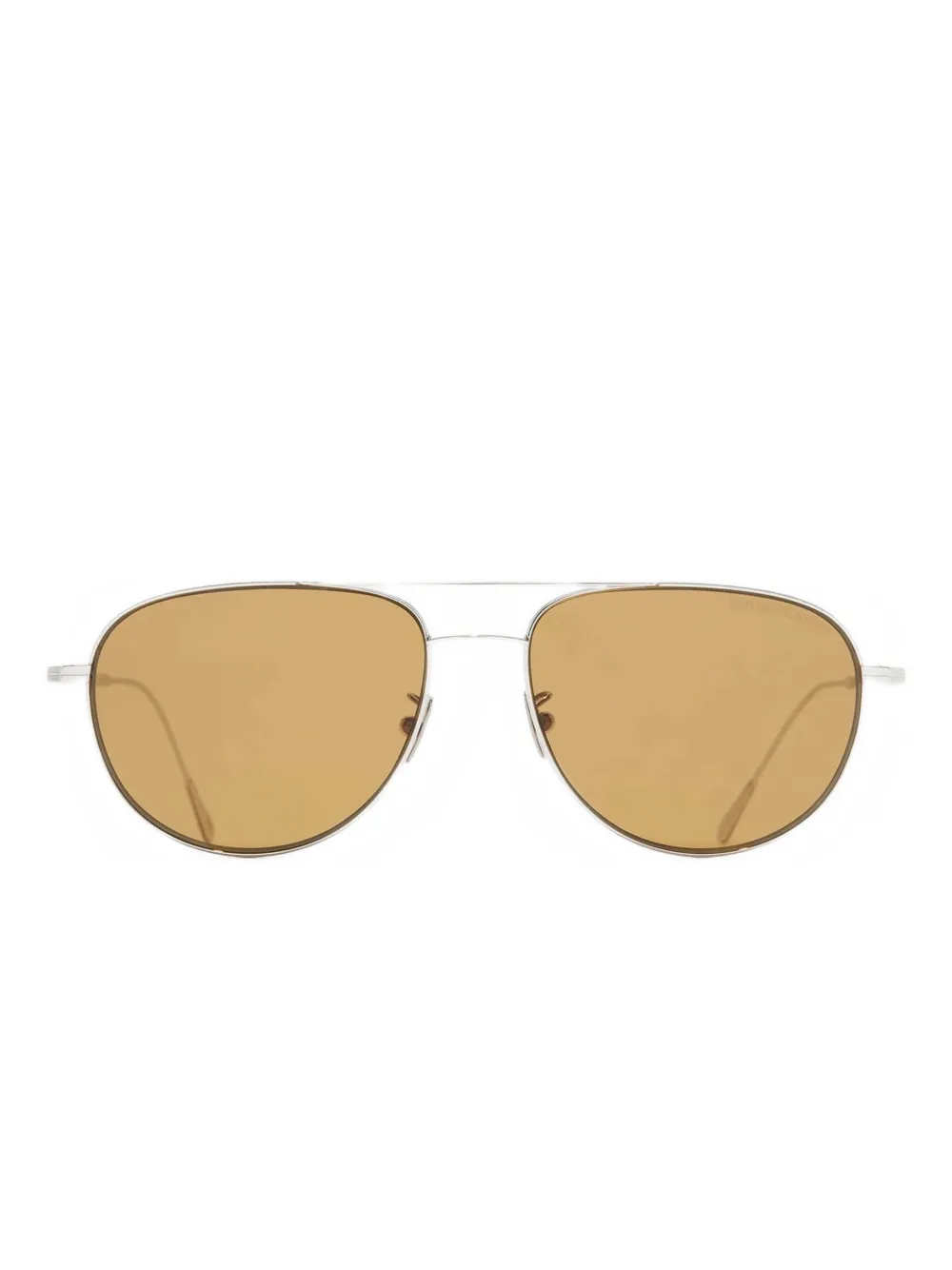 Cutler & Gross oval-frame sunglasses | Silver | Image 1