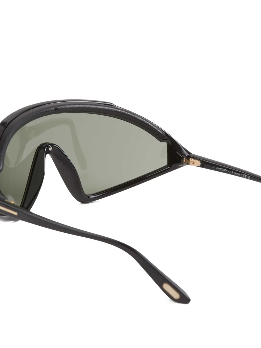 TOM FORD Eyewear Zonnebril met piloten montuur en logodetail Zwart
