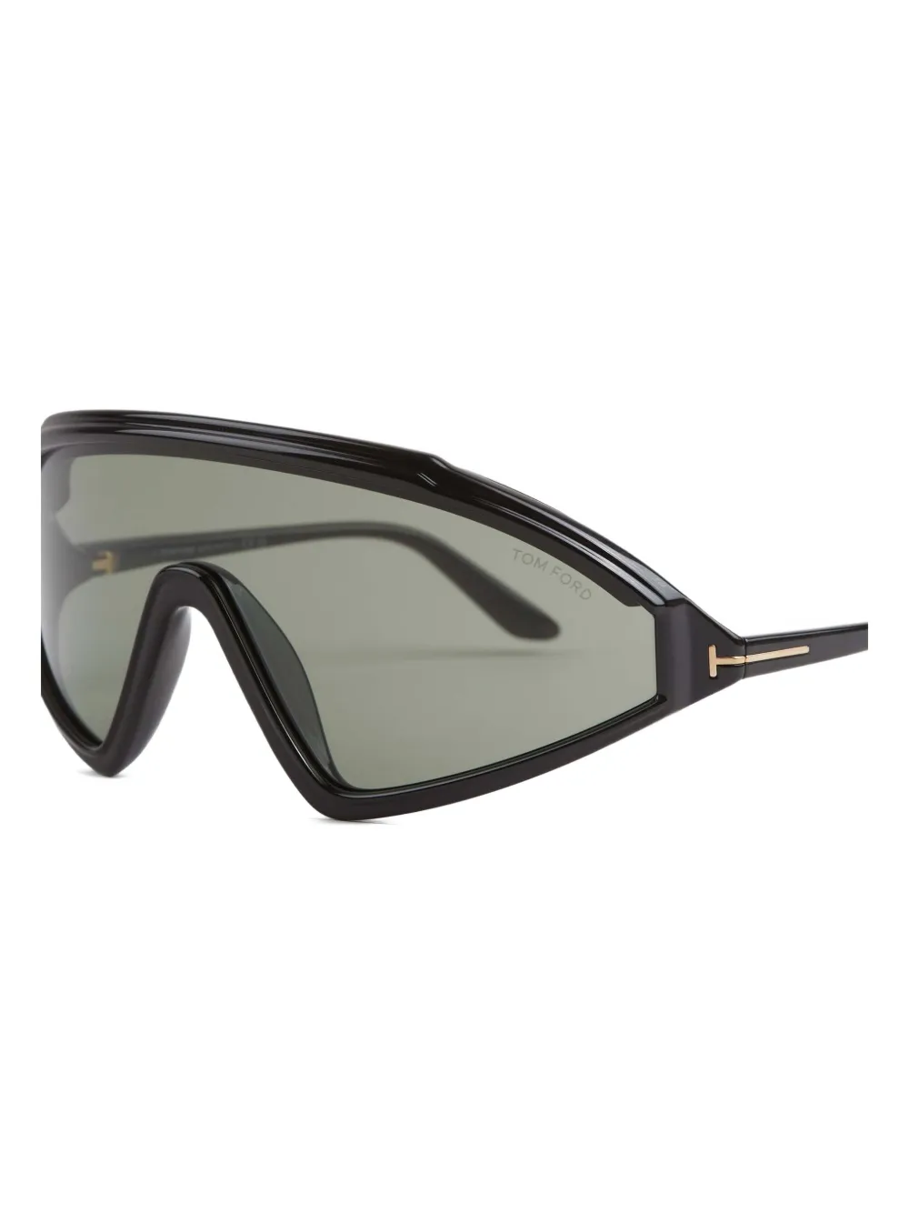 TOM FORD Eyewear Zonnebril met piloten montuur en logodetail Zwart