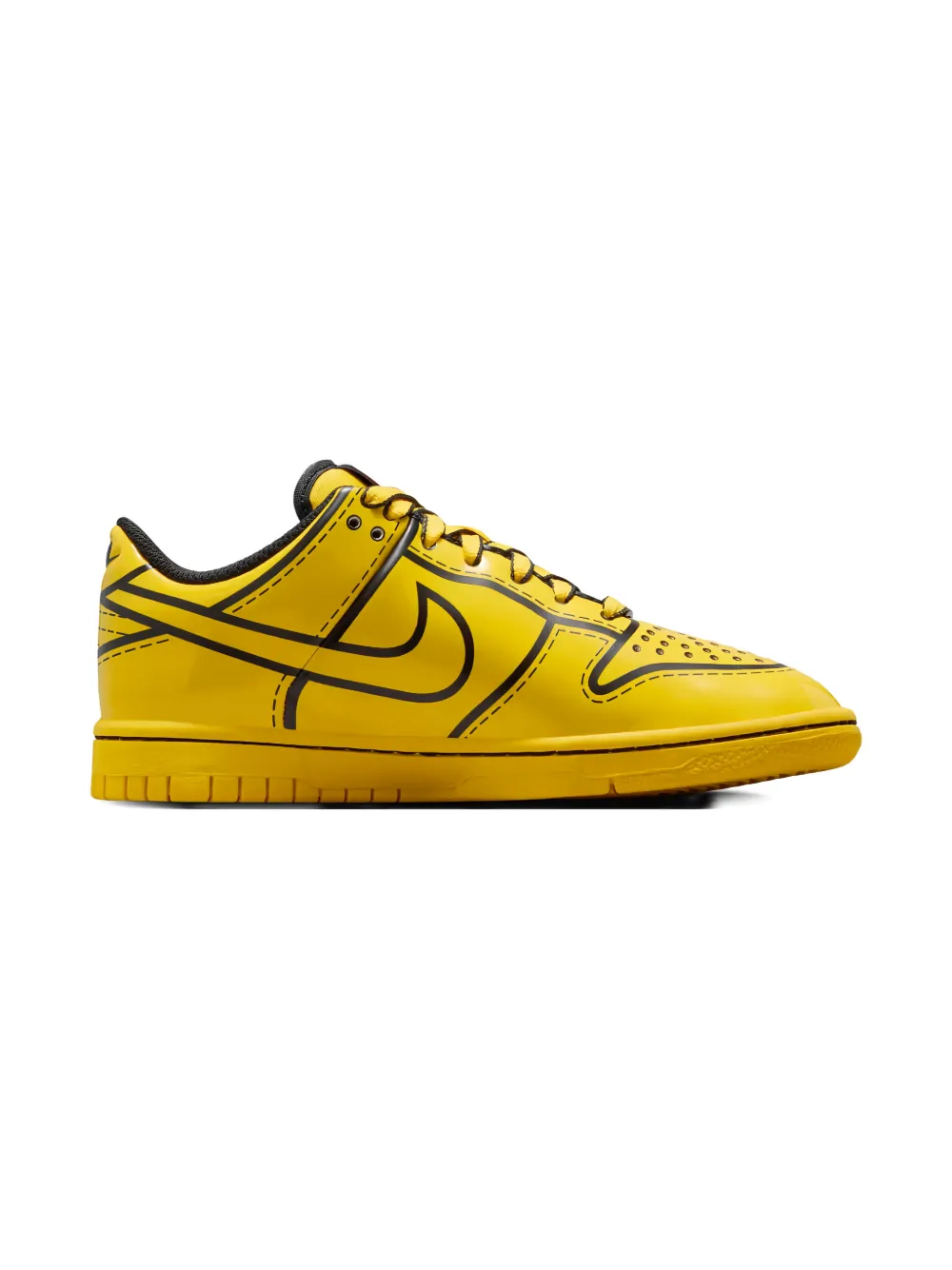 Nike Kids x LEGO Dunk Low sneakers met veters Geel