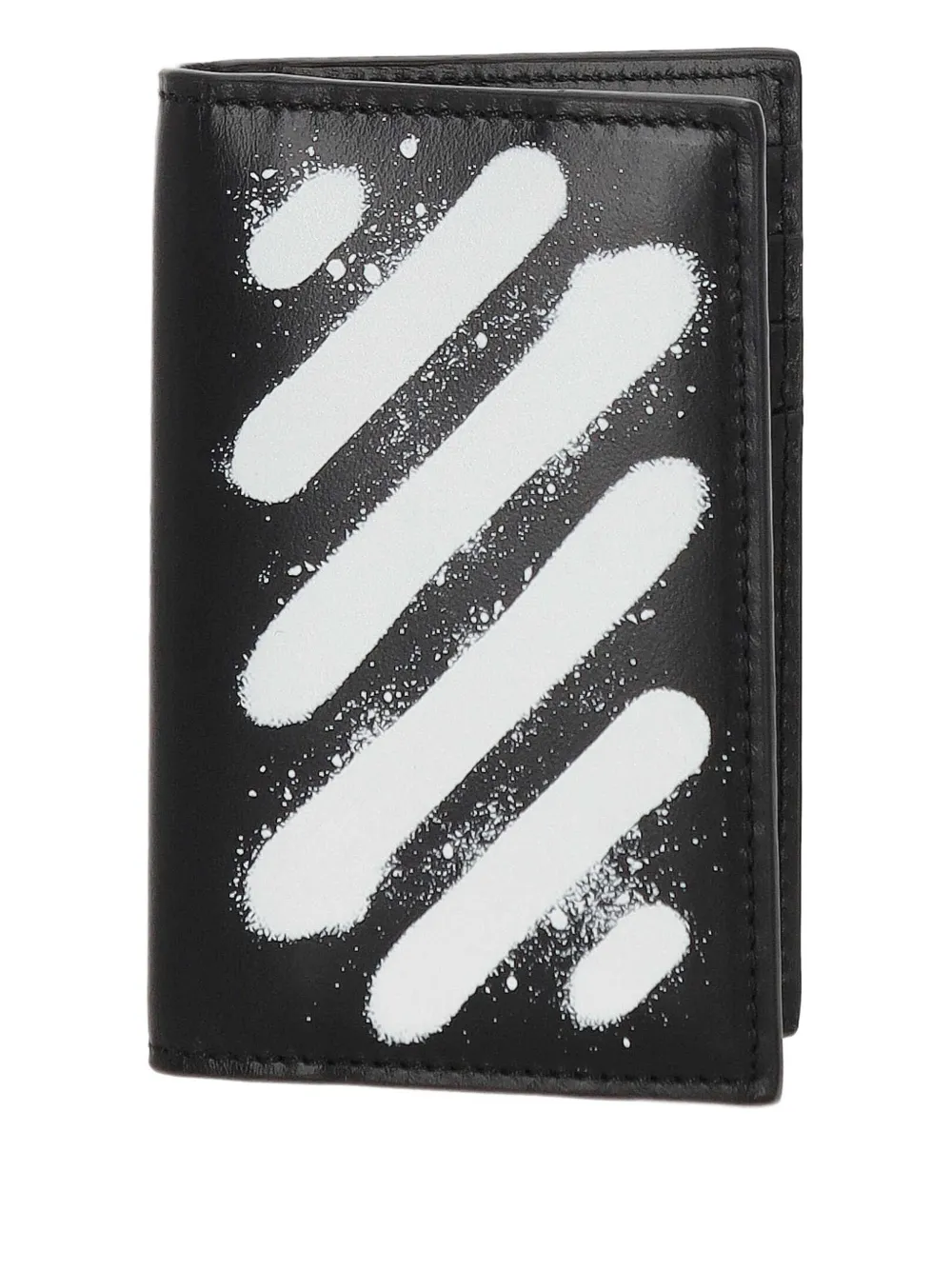 Off-White stripe wallets - ブラック