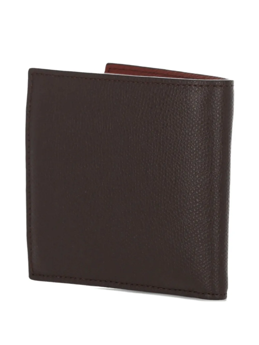 Bally Logo Leather Wallet In Brown