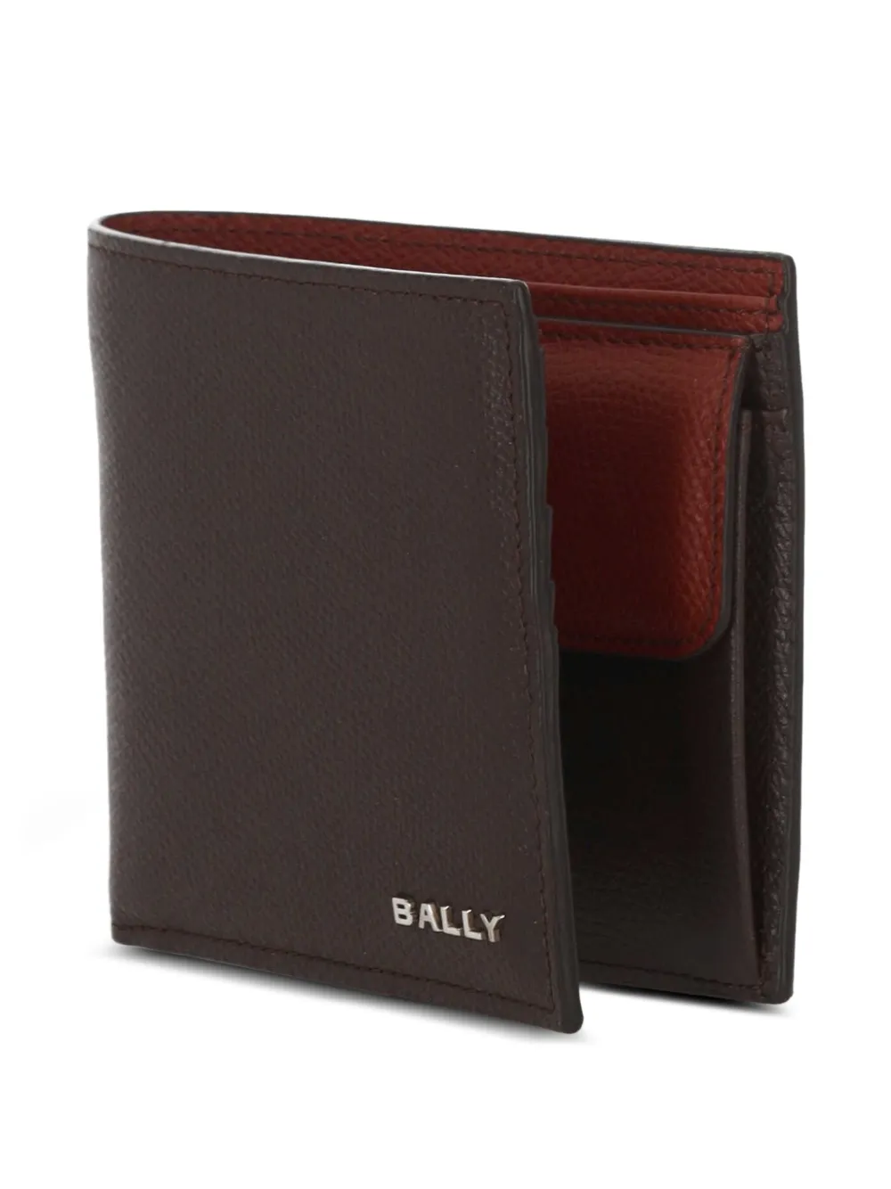 Bally Leren portemonnee Bruin