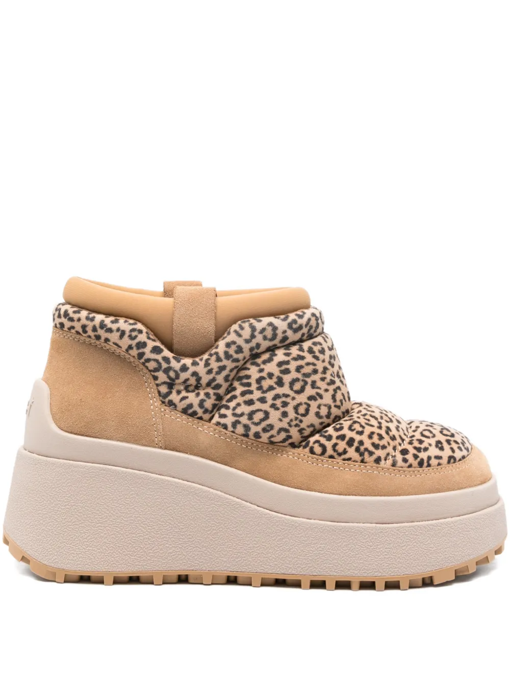 Ash 70mm Onyx leopard-print platform boots | Brown | Image 1