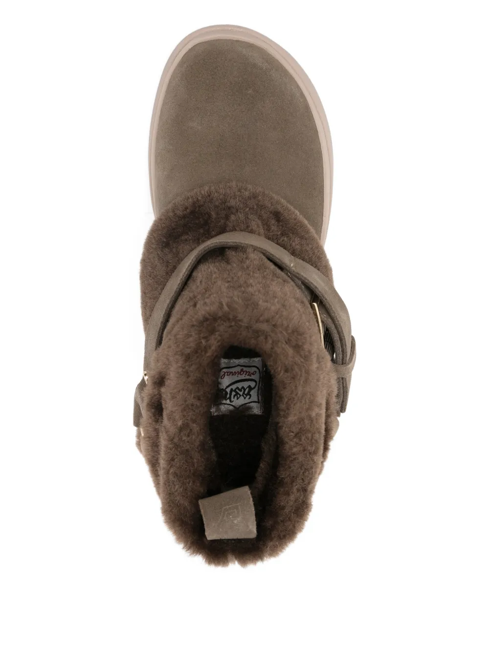 Ash 70mm Oxana 02 Buckle Ankle Boots In Green