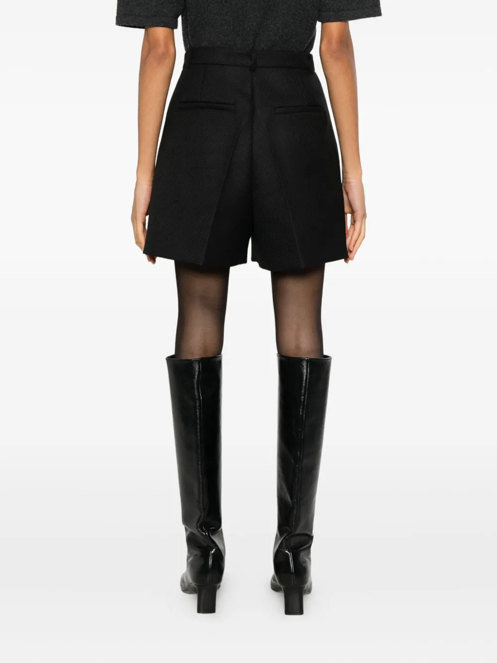 Herskind Pleated Shorts In Black