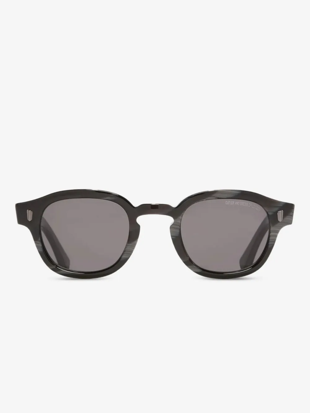 Cutler & Gross 라운드 프레임 선글라스 | 그레이 | Image 1