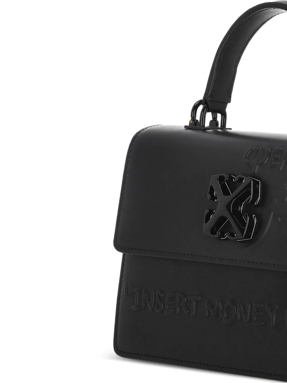 Off-White Shopper met kenmerkend Arrows-patroon Zwart