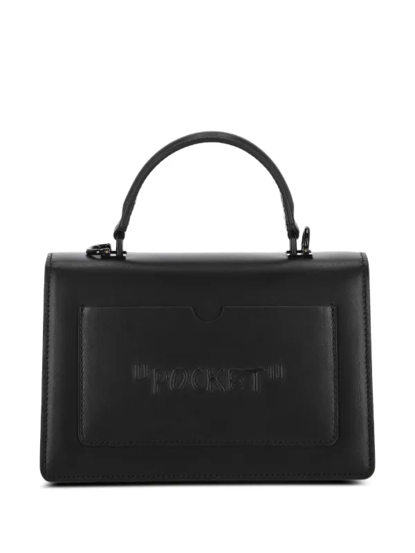 Off-White アローモチーフ ハンドバッグ | ブラック | FARFETCH JP