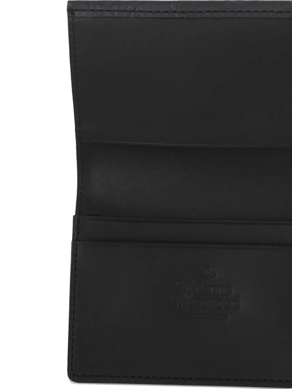 Vivienne Westwood Embossed-design Logo Wallet In Black