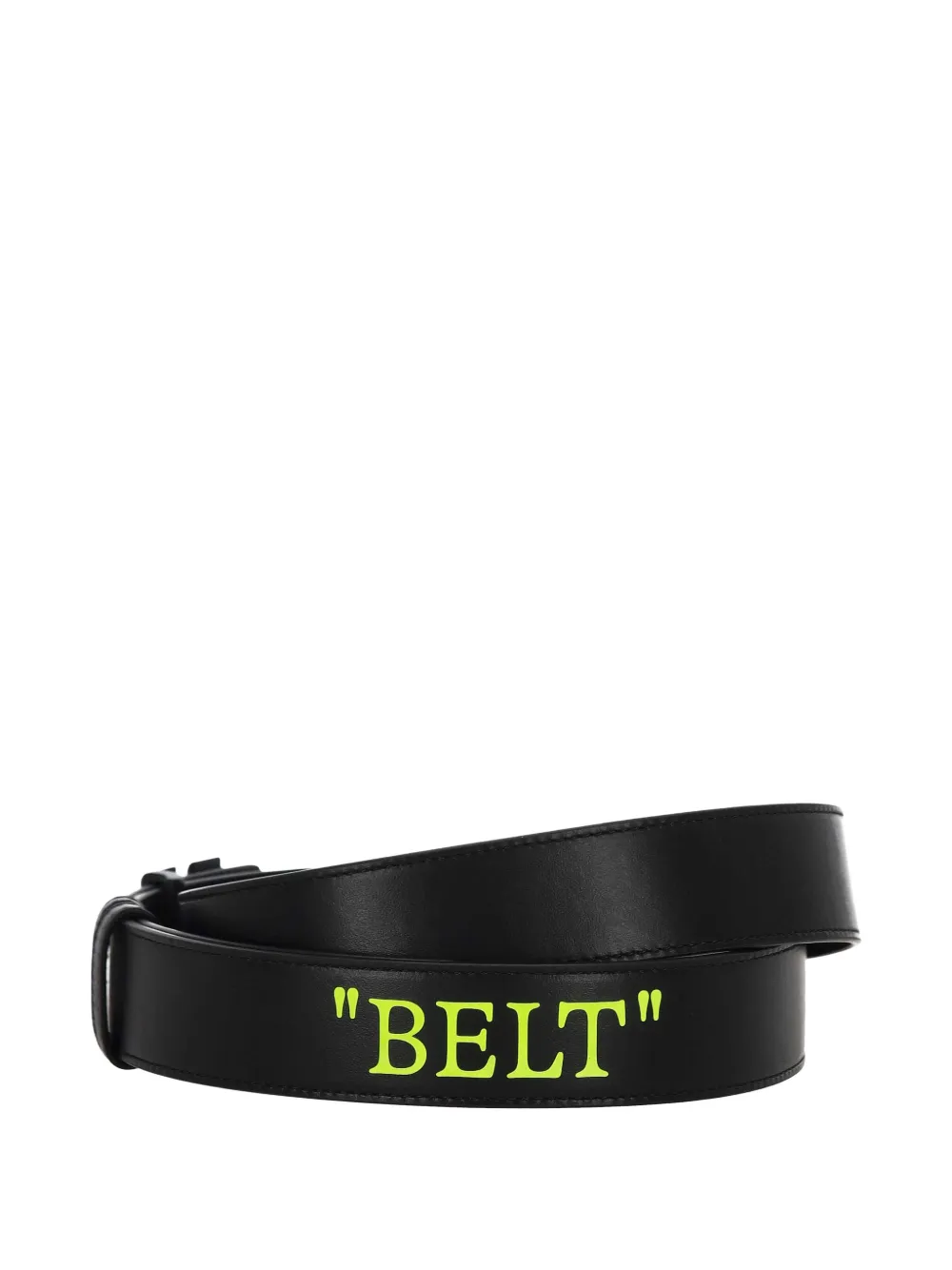 Off-White arrow buckle leather belt - Zwart