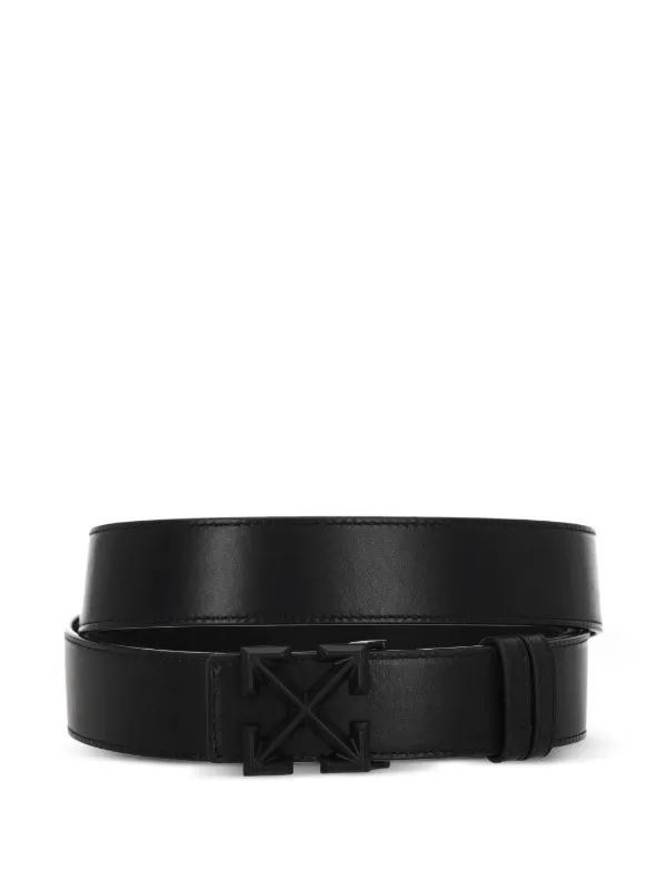 Off-White アローバックル レザーベルト | ブラック | FARFETCH JP
