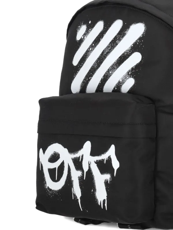 Off-White graphic-print Backpack | Black | FARFETCH CA