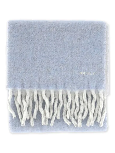 Bally fringed scarf