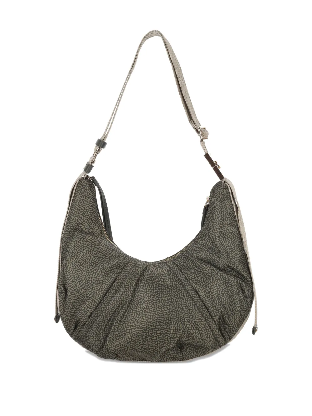 Borbonese Small Zip-fastening Shoulder Bag In Gray