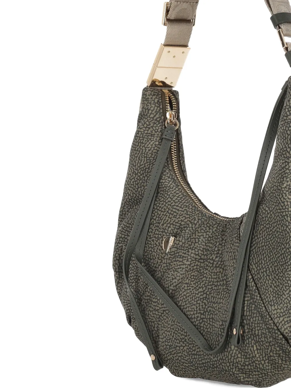 Borbonese Small Zip-fastening Shoulder Bag In Gray