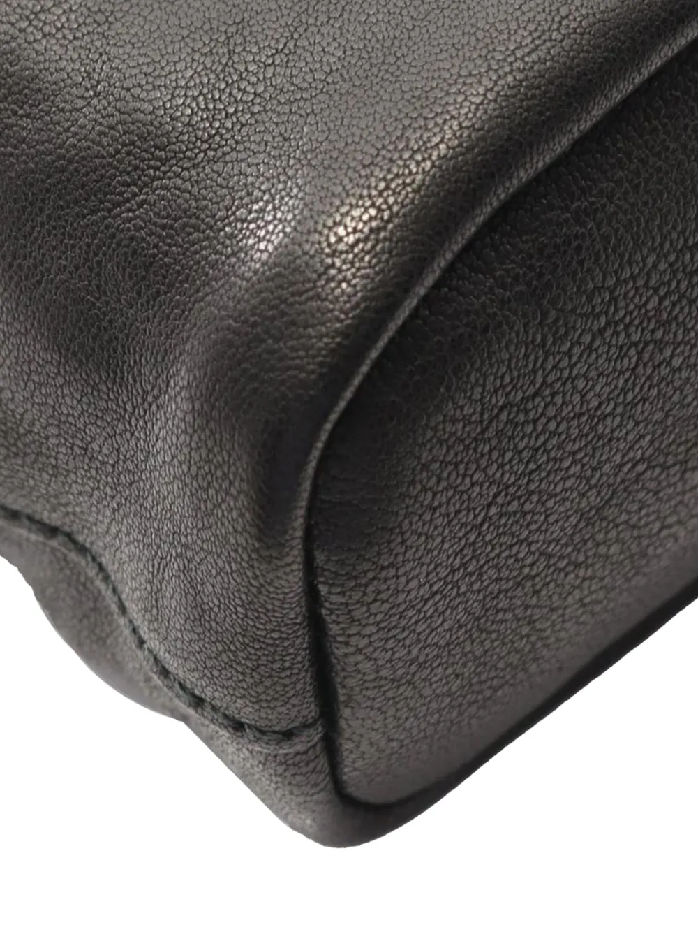 Pre-owned Miu Miu 2010-2025 Leather Nappa Aviator Satchel In Black