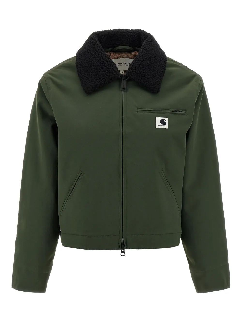 Carhartt Newkirk Corduroy-collar Bomber Jacket In Green