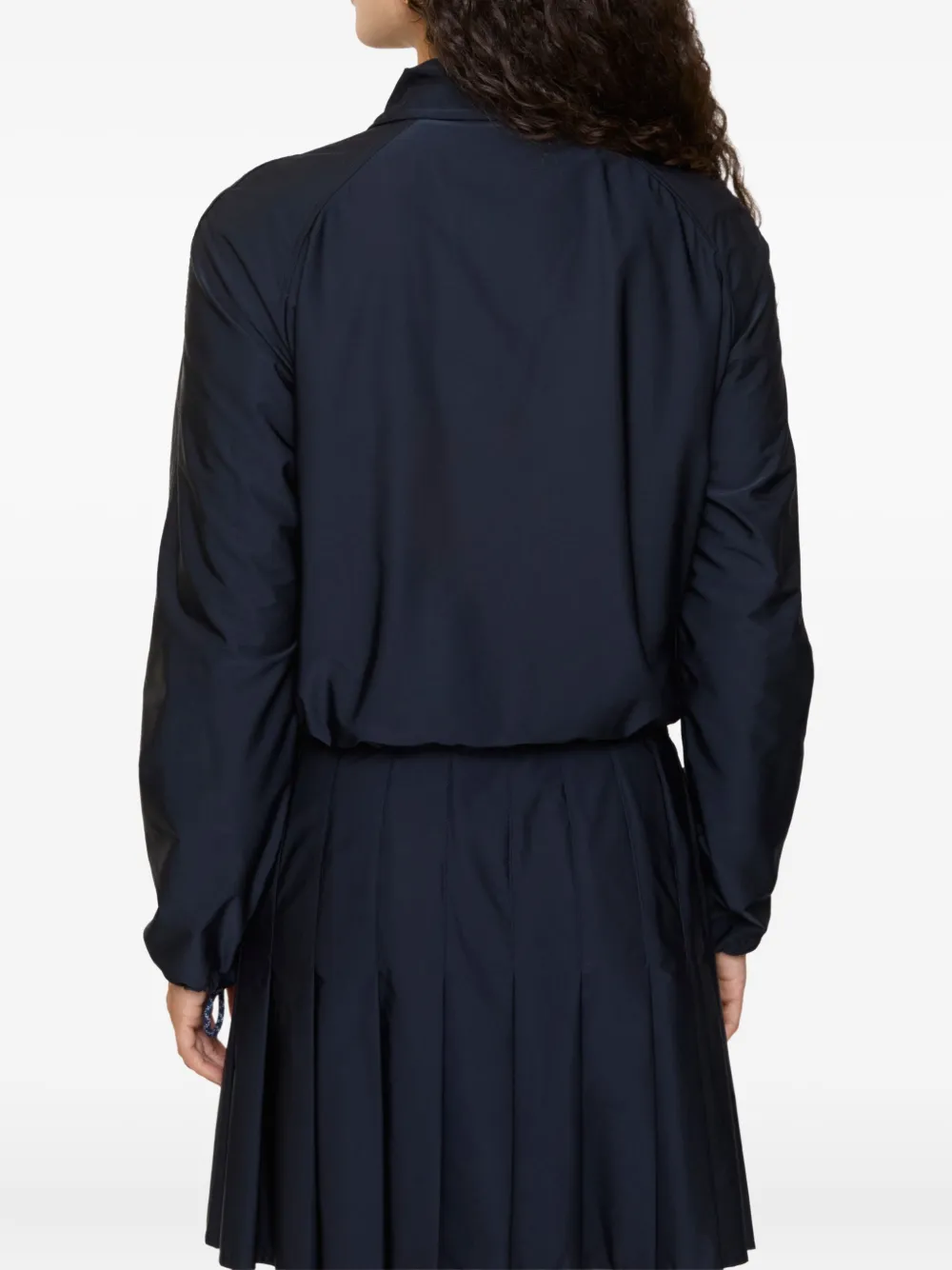 Burberry Detachable-hood Jacket In Blue