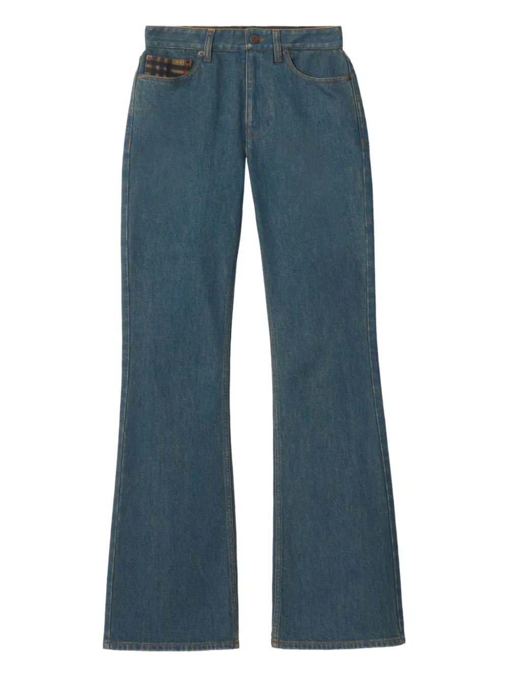 Burberry Jeans con applicazione - Blu