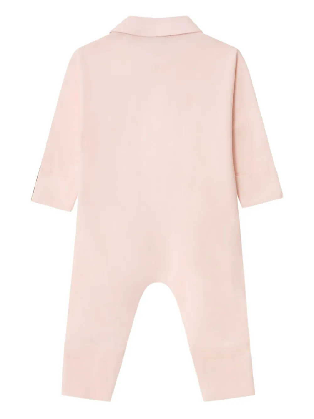 Burberry Checked-trim Babywear (set Of Three) In Pink