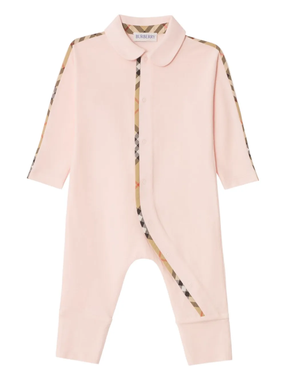 Burberry Kids Tutine con orlo a quadri (3 pezzi) - Rosa