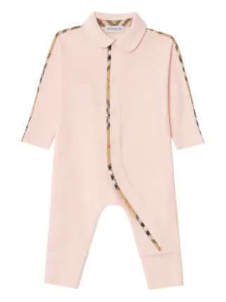 Burberry Kids チェックトリム ベビーウェア セット | ピンク