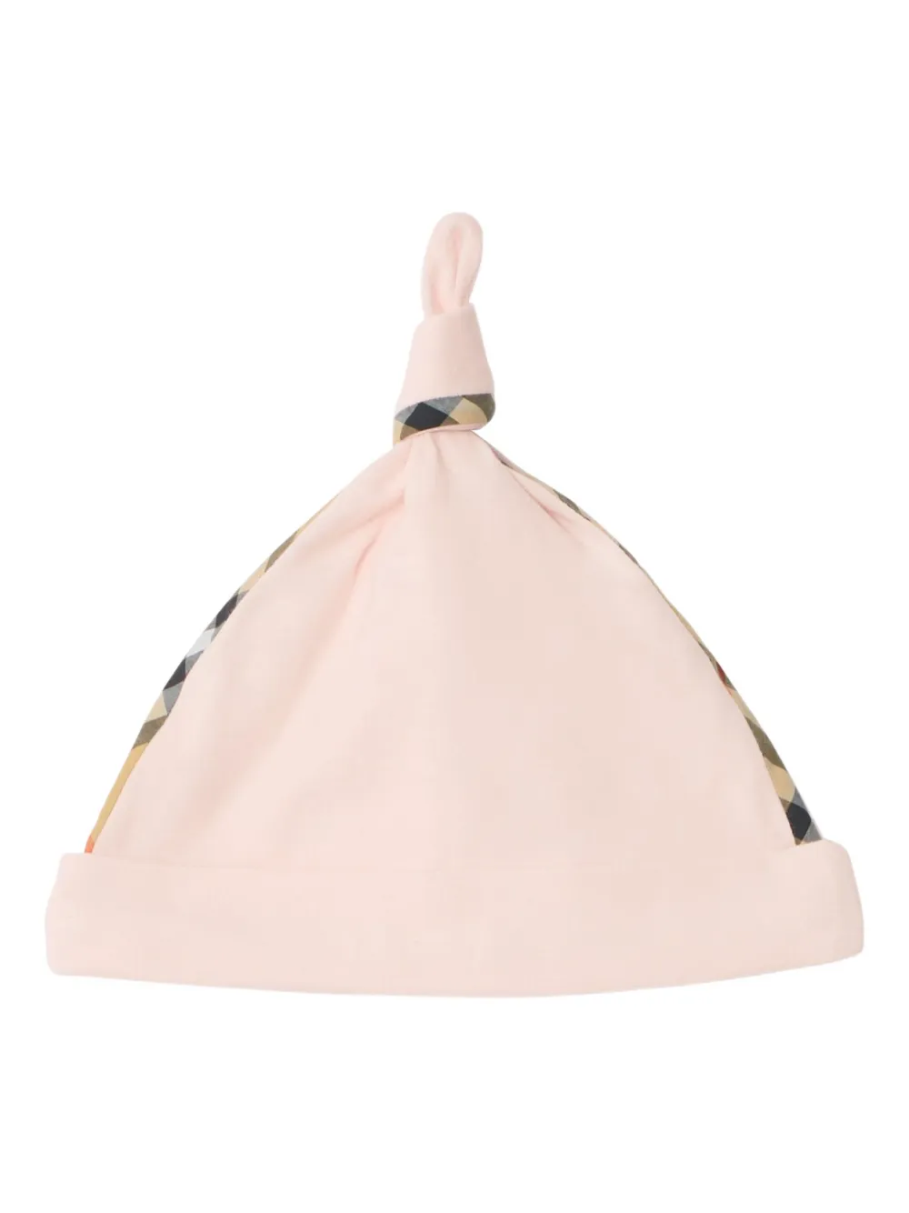 Burberry Checked-trim Babywear (set Of Three) In Pink