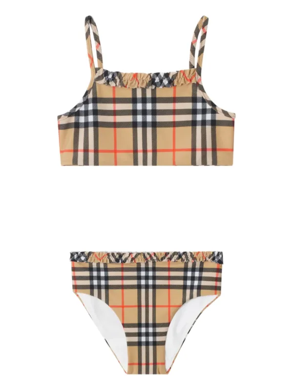 ラスト１【新品】BURBERRY キッズ ビキニ 水着 ロゴ×チェック 4Y 32622650_63008515_600.jpg