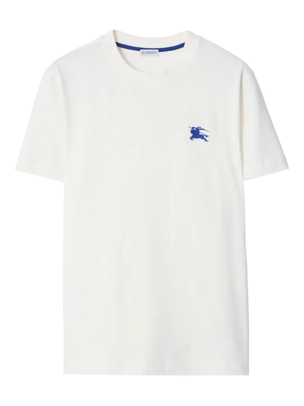 Burberry equestrian-knight cotton T-shirt - Bianco