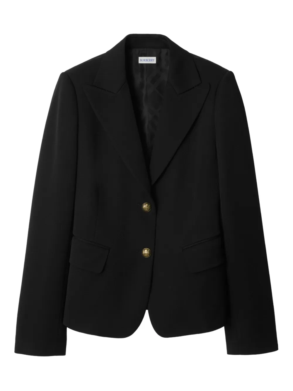 Burberry buttoned tailored blazer - Black