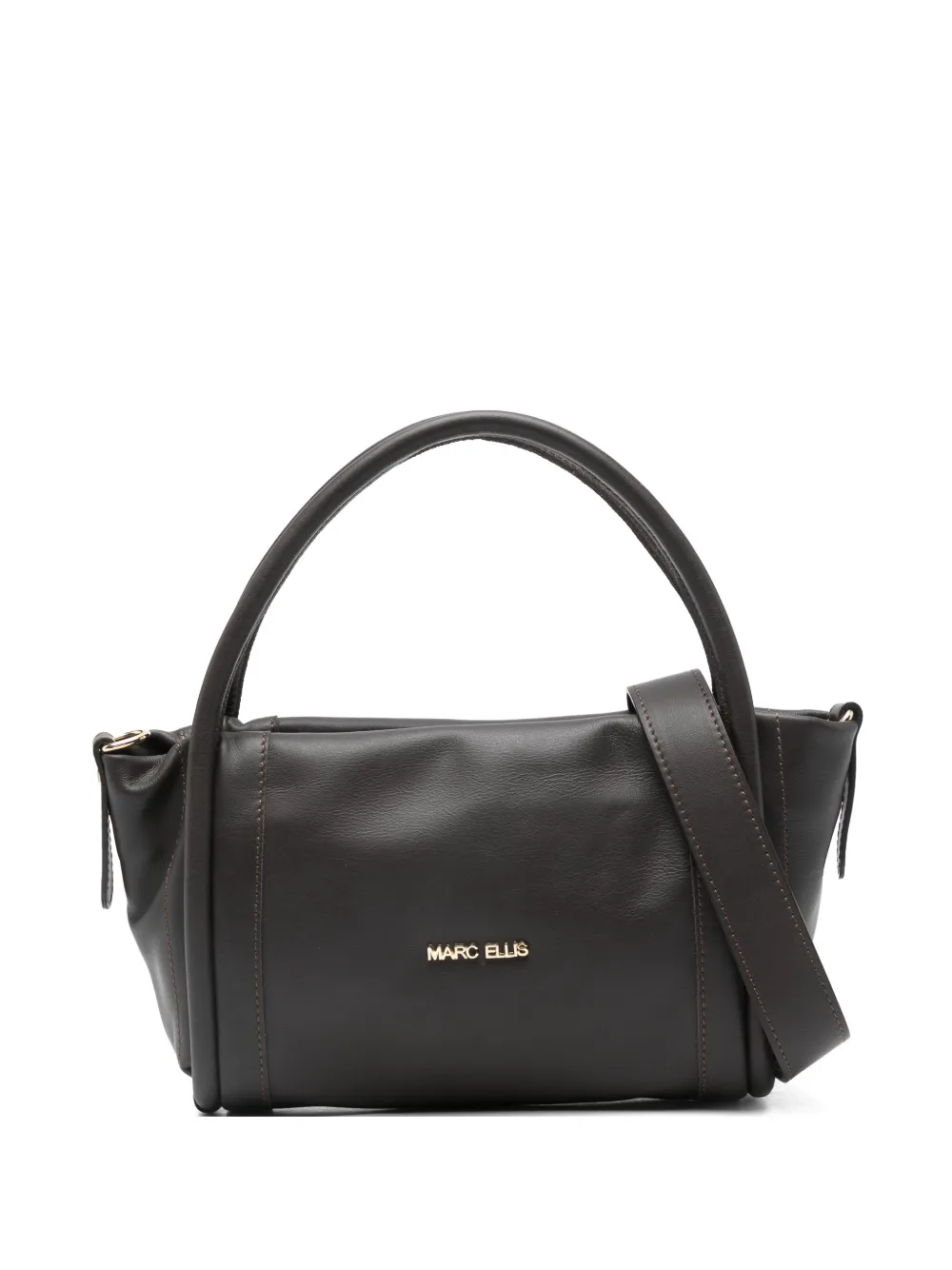 Marc Ellis Lola top-handles tote bag - Marrone