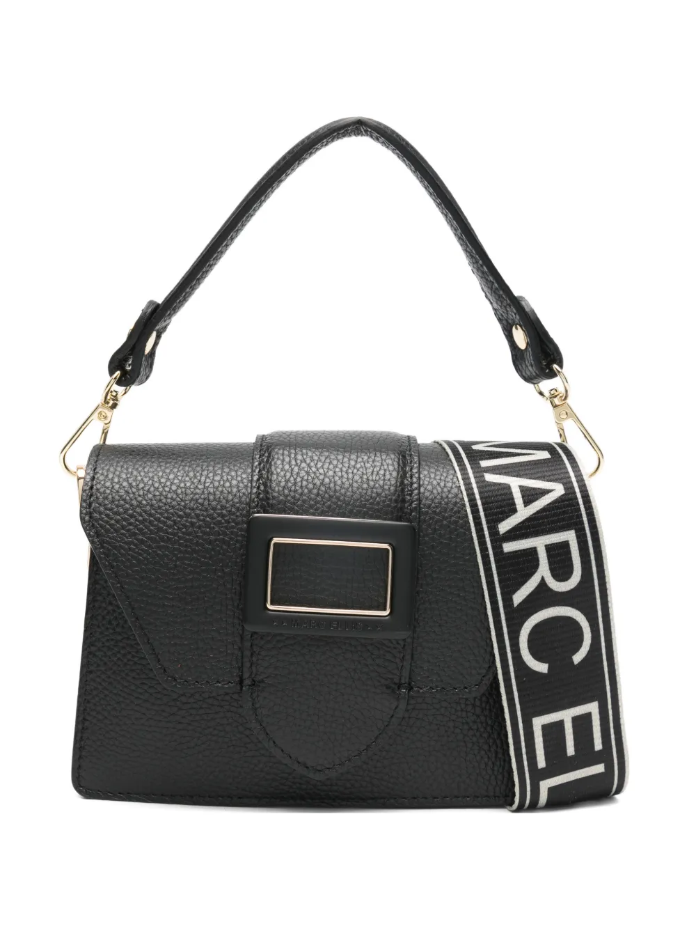 Marc Ellis Kourtney buckle-detail shoulder bag - Nero