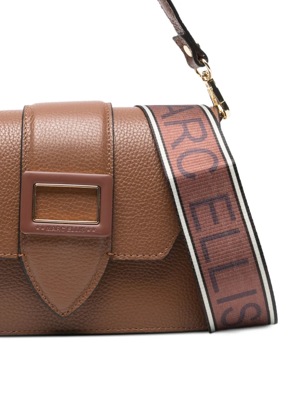 Medium Kourtney Buckle-Strap Tote Bag