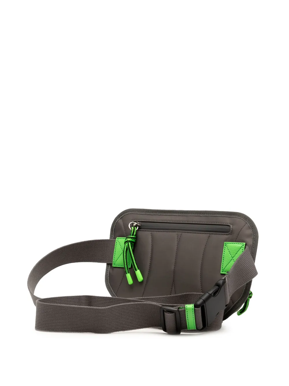 Pre-owned Gucci 2016-2025 Gg Nylon And Rubber Belt Bag In Red