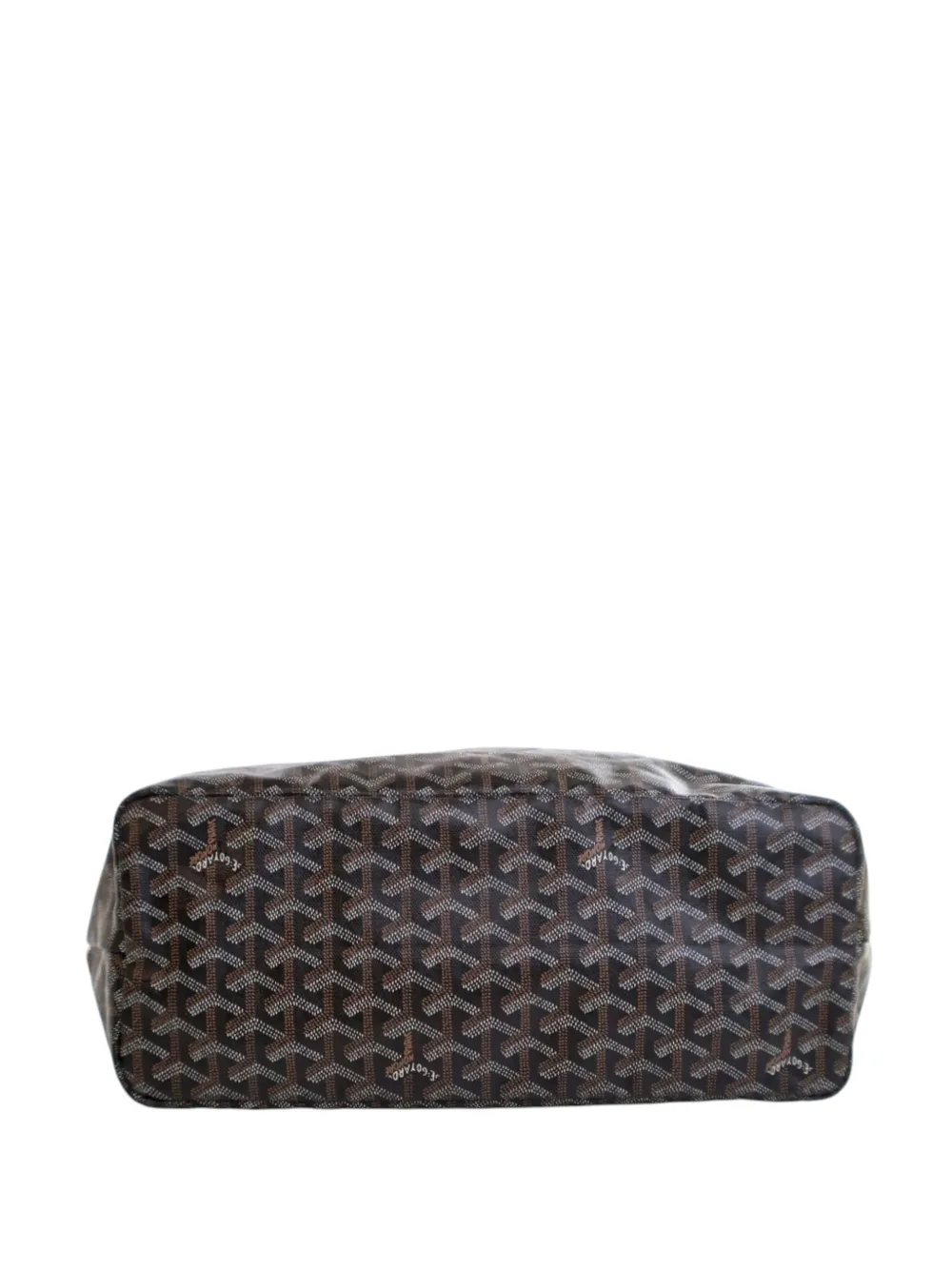 Pre-owned Goyard 2018 Ine Saint Louis Pm Tote Bag In Black