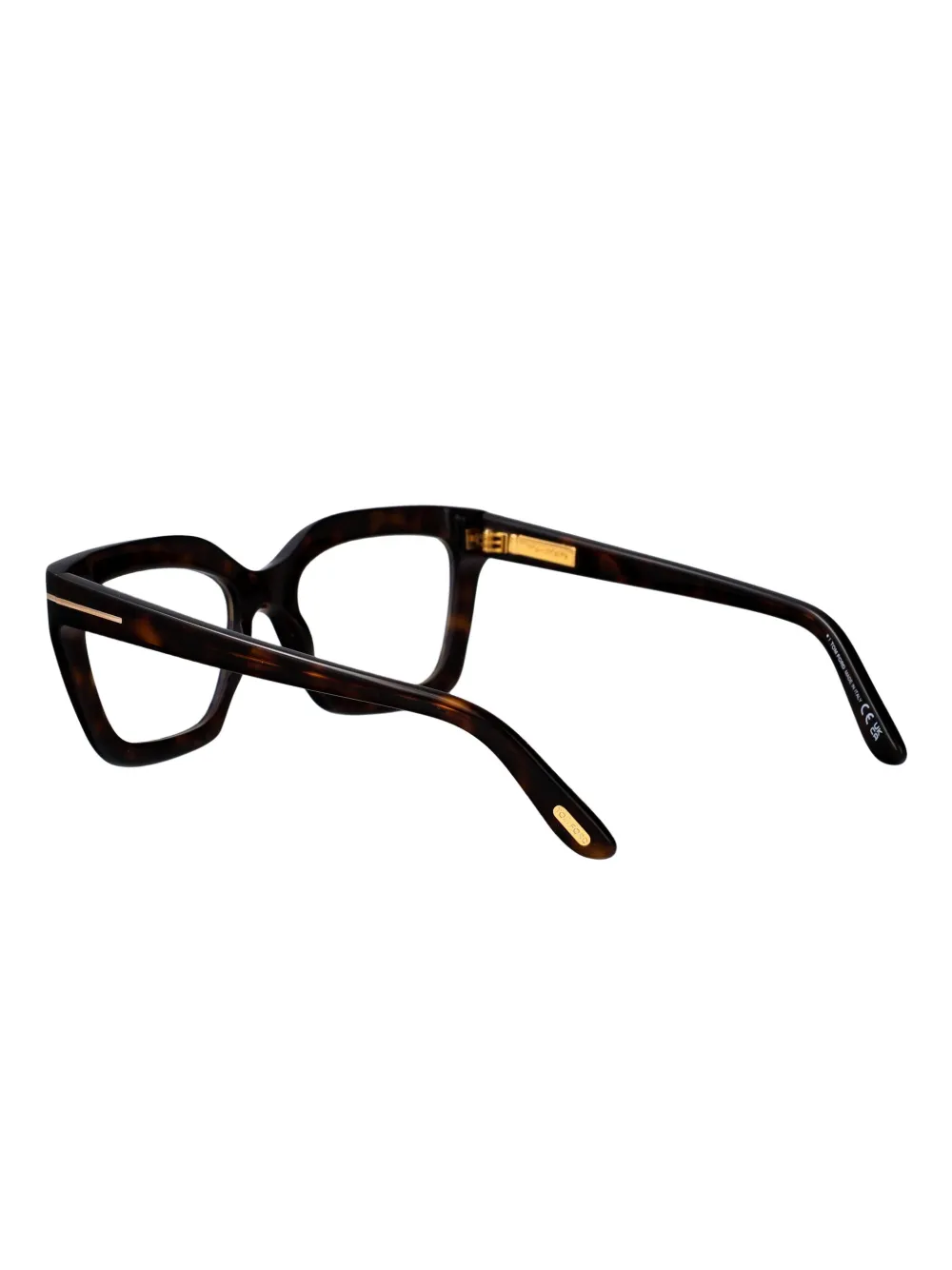 TOM FORD Eyewear Bril met schildpadschild-effect Bruin